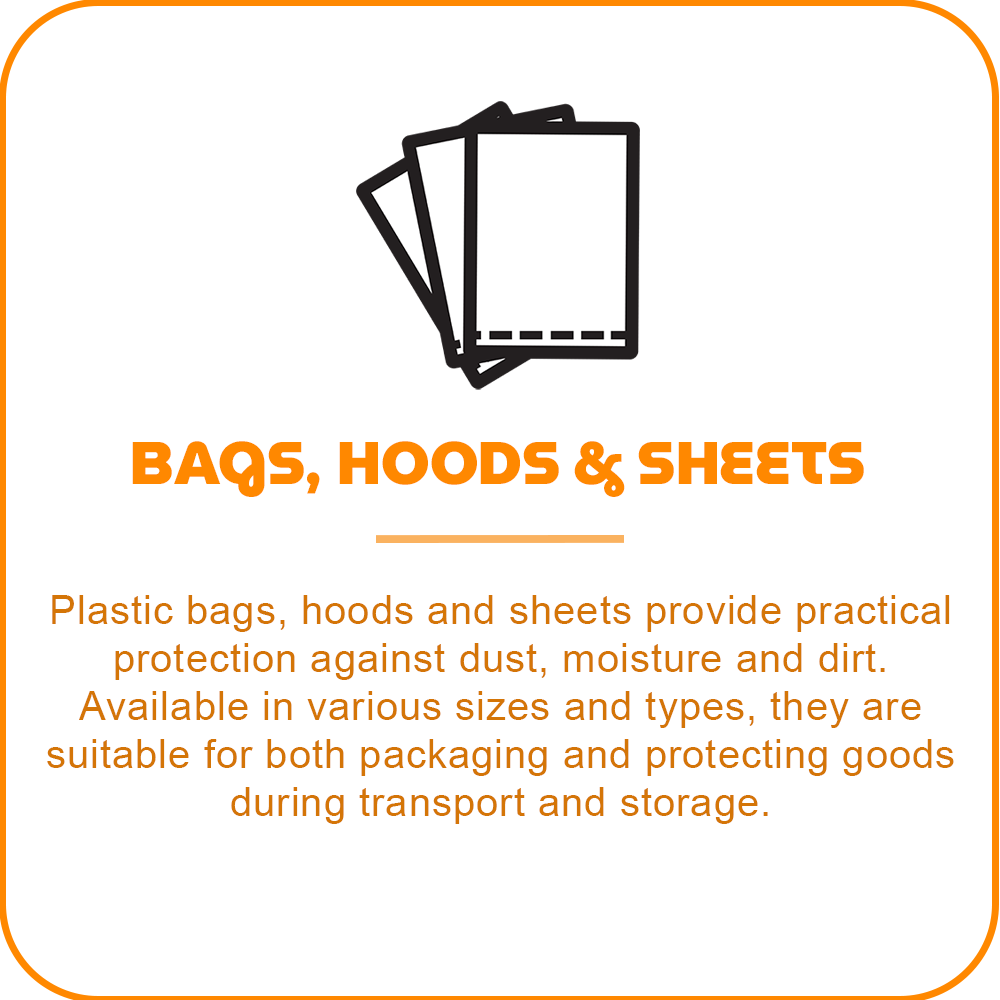 Bags, hoods and sheets
